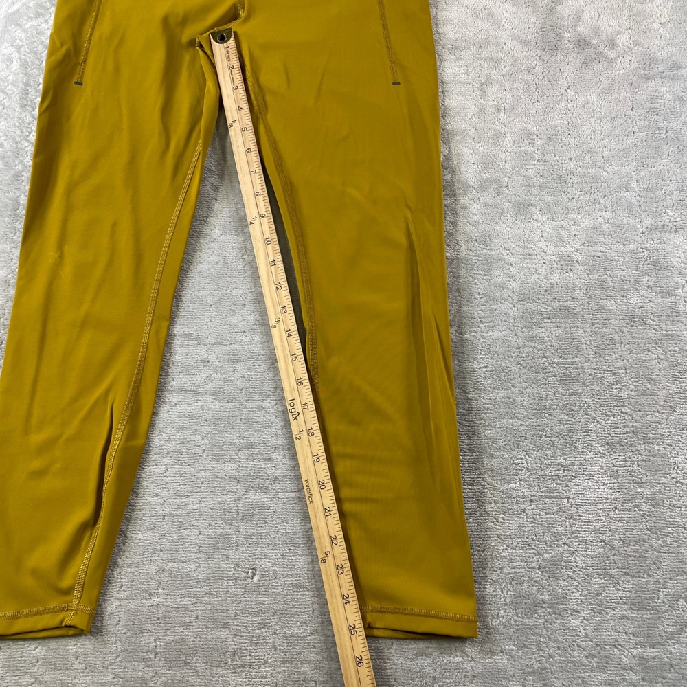 Lululemon Power Thru High-Rise Tight 25" Leggings Womens 10 Gold Spice Train Gym - Picture 5 of 11